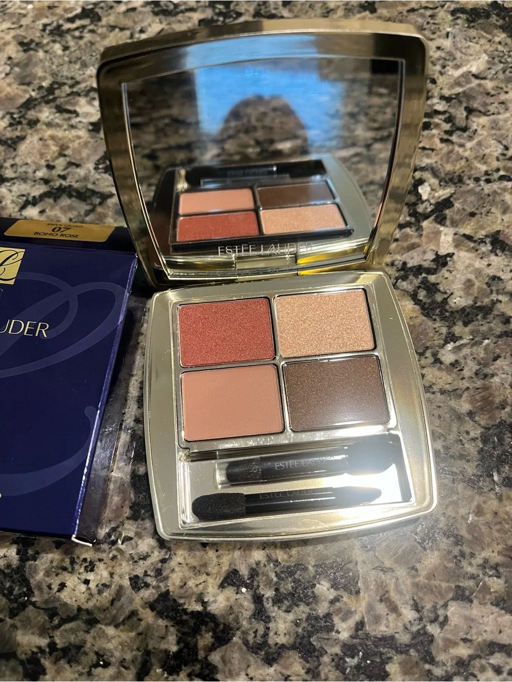 Estee Lauder Peachy Pink & Bronze Eyeshadow Quad